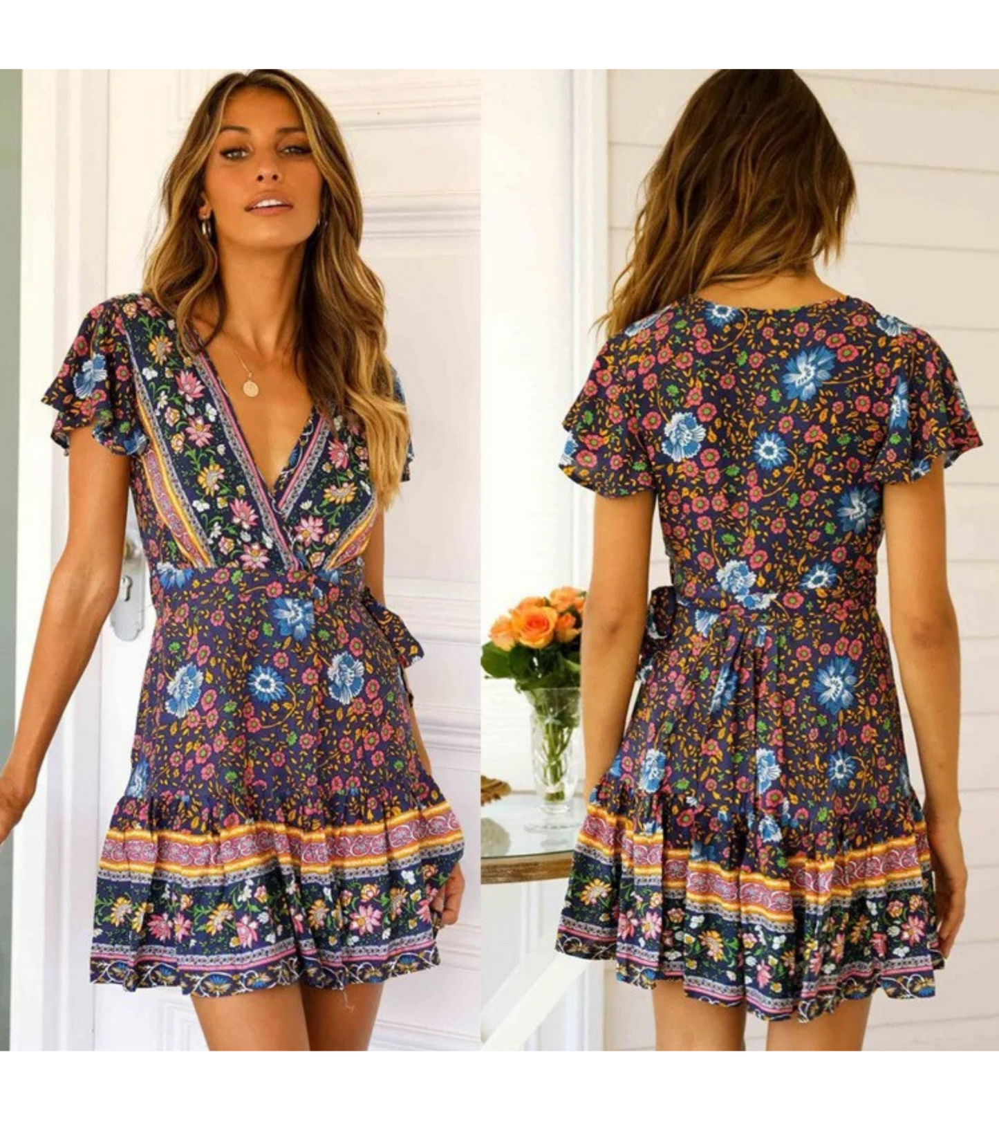 Nisrin - Zomerjurk Boho Chique