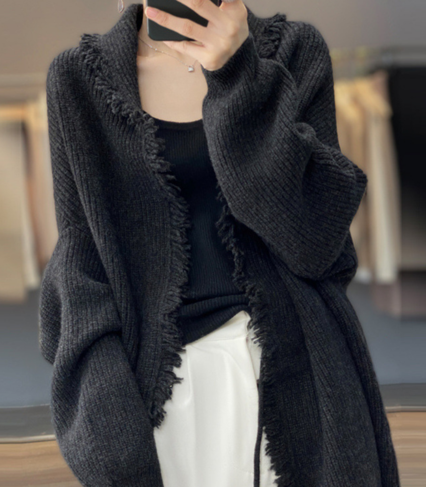 Francesca - Gebreid damesvest