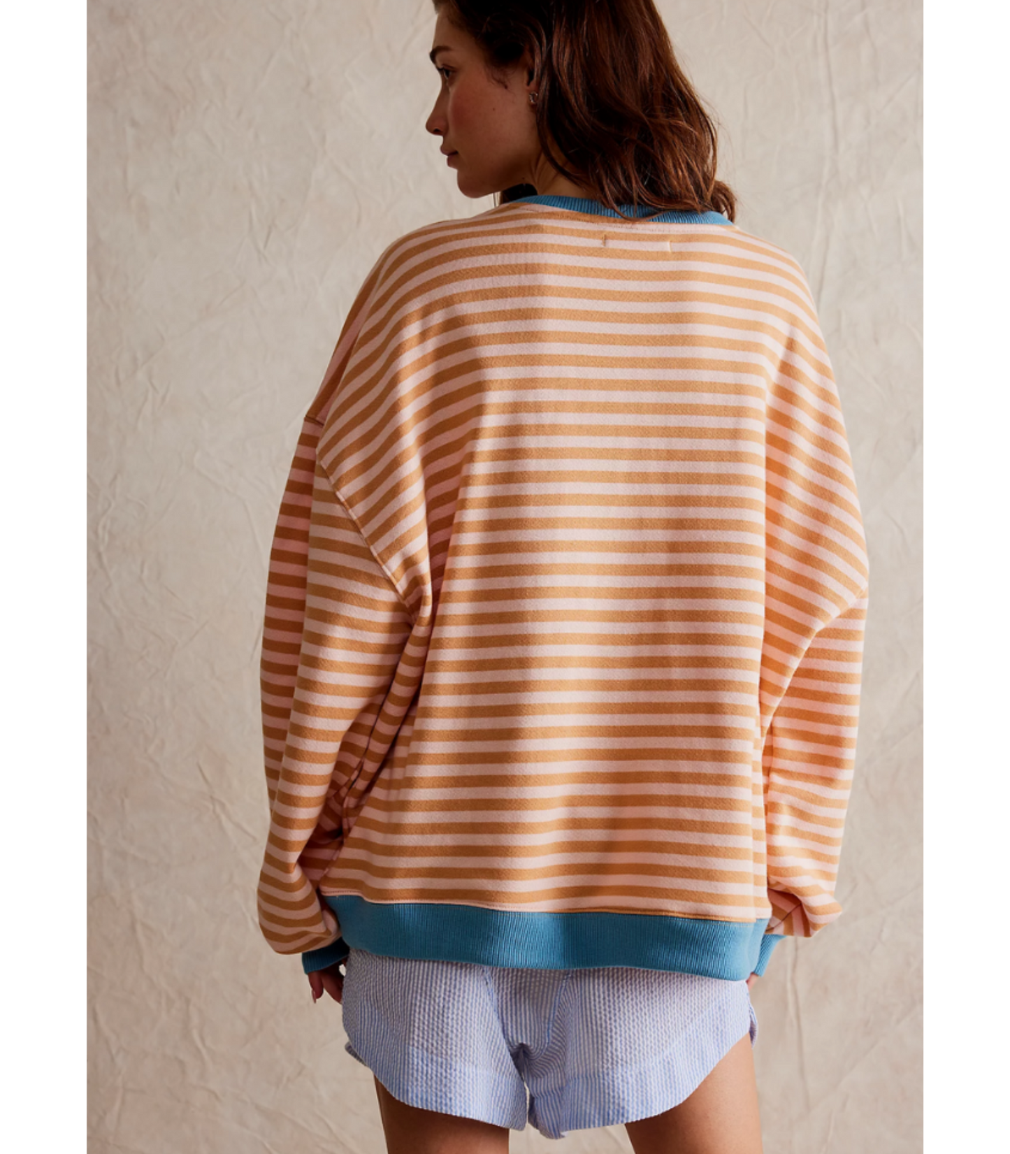 Sharina - Gestreepte oversized trui