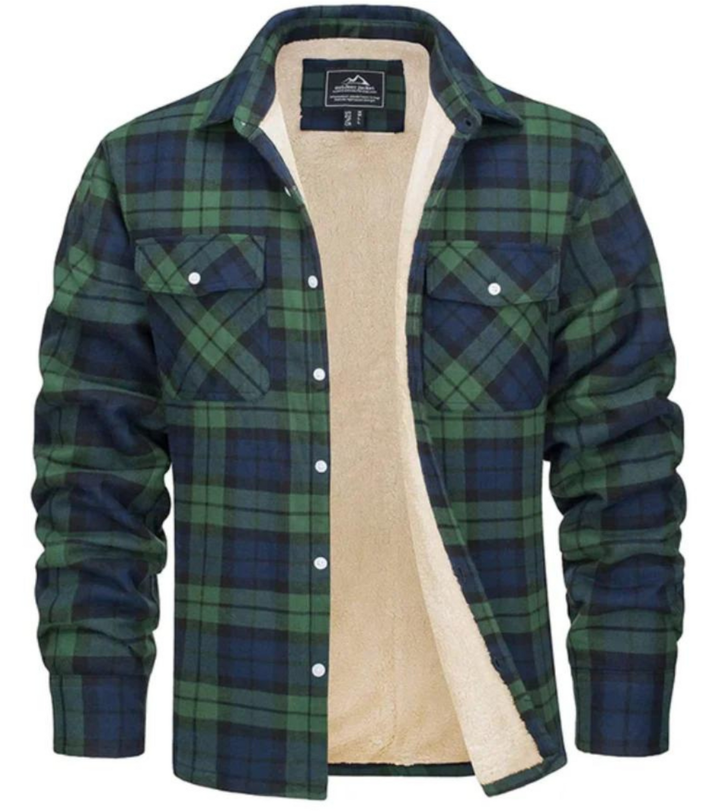 Ralph - fleece gevoerde geruite jacket
