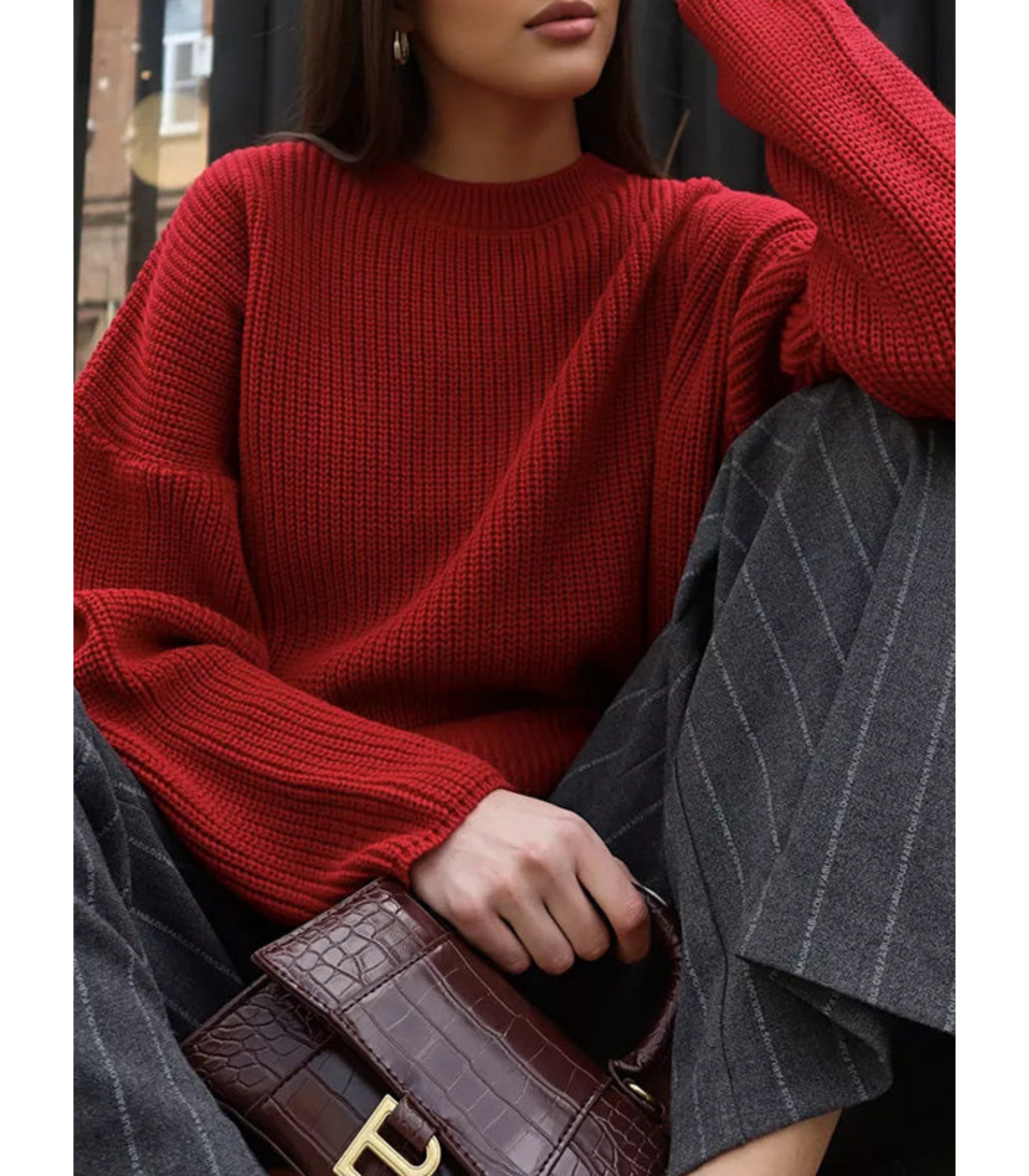 Alejandra - oversized losse warme trui