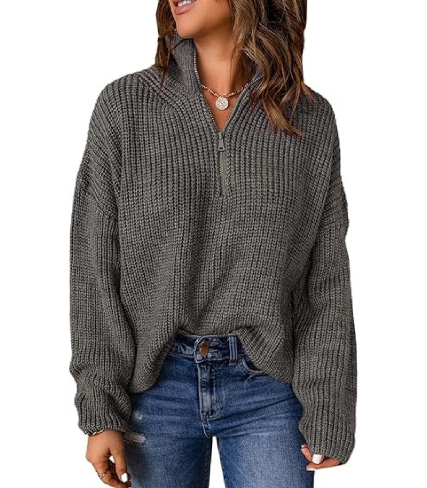 Verena - Half zip sweater voor dames