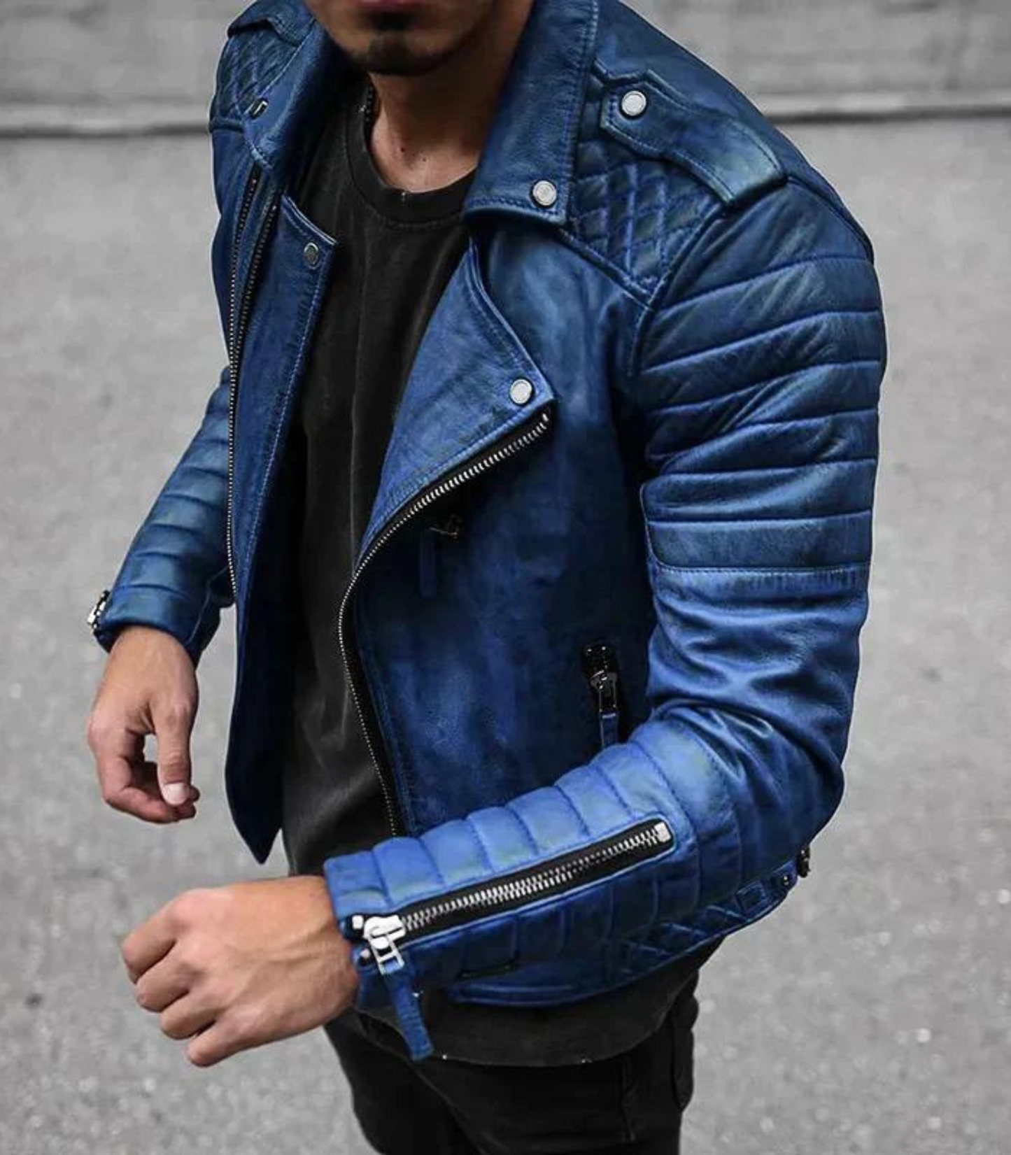Mikey – Lerenlook jacket