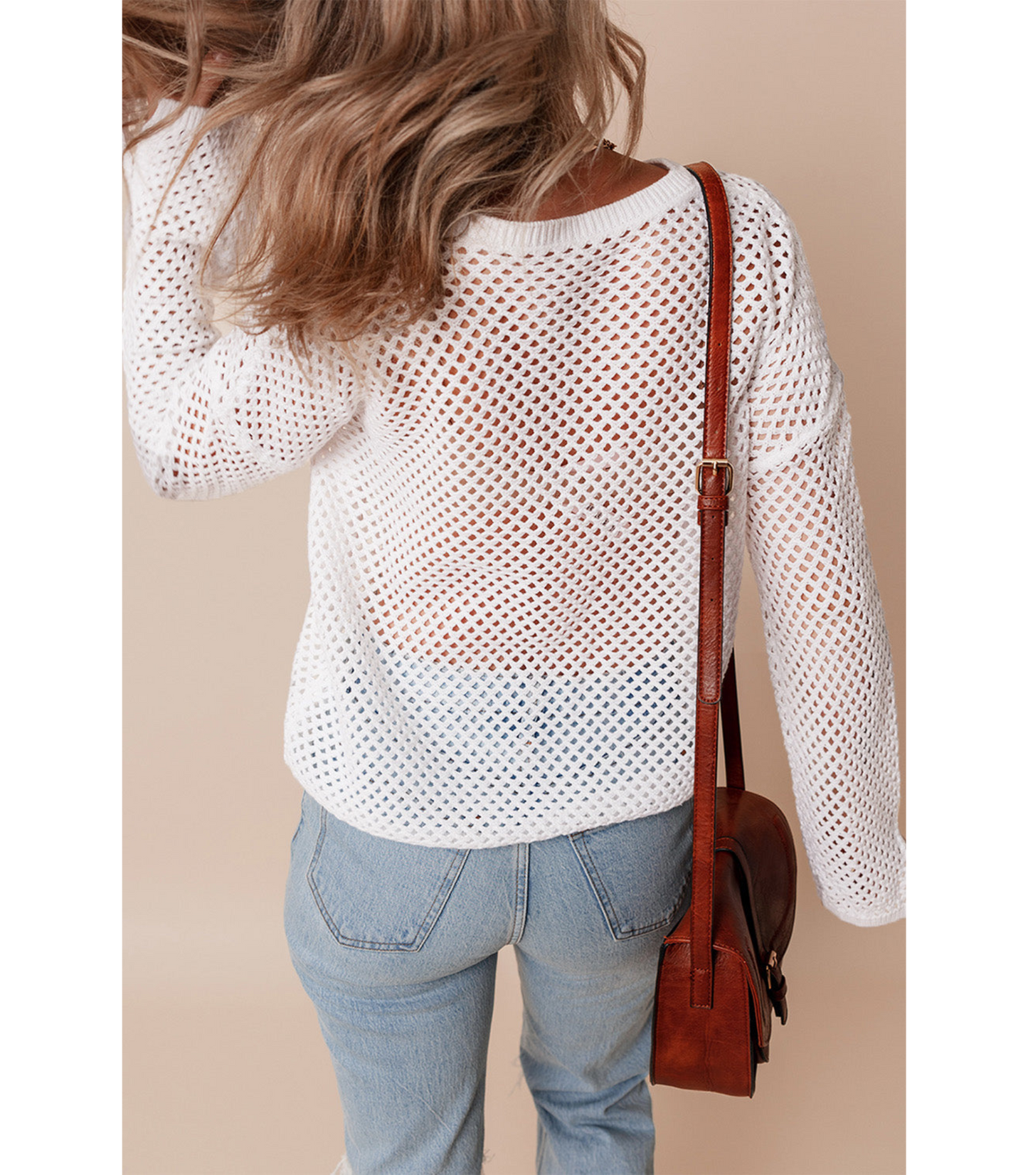 Tina - opengebreide pullover