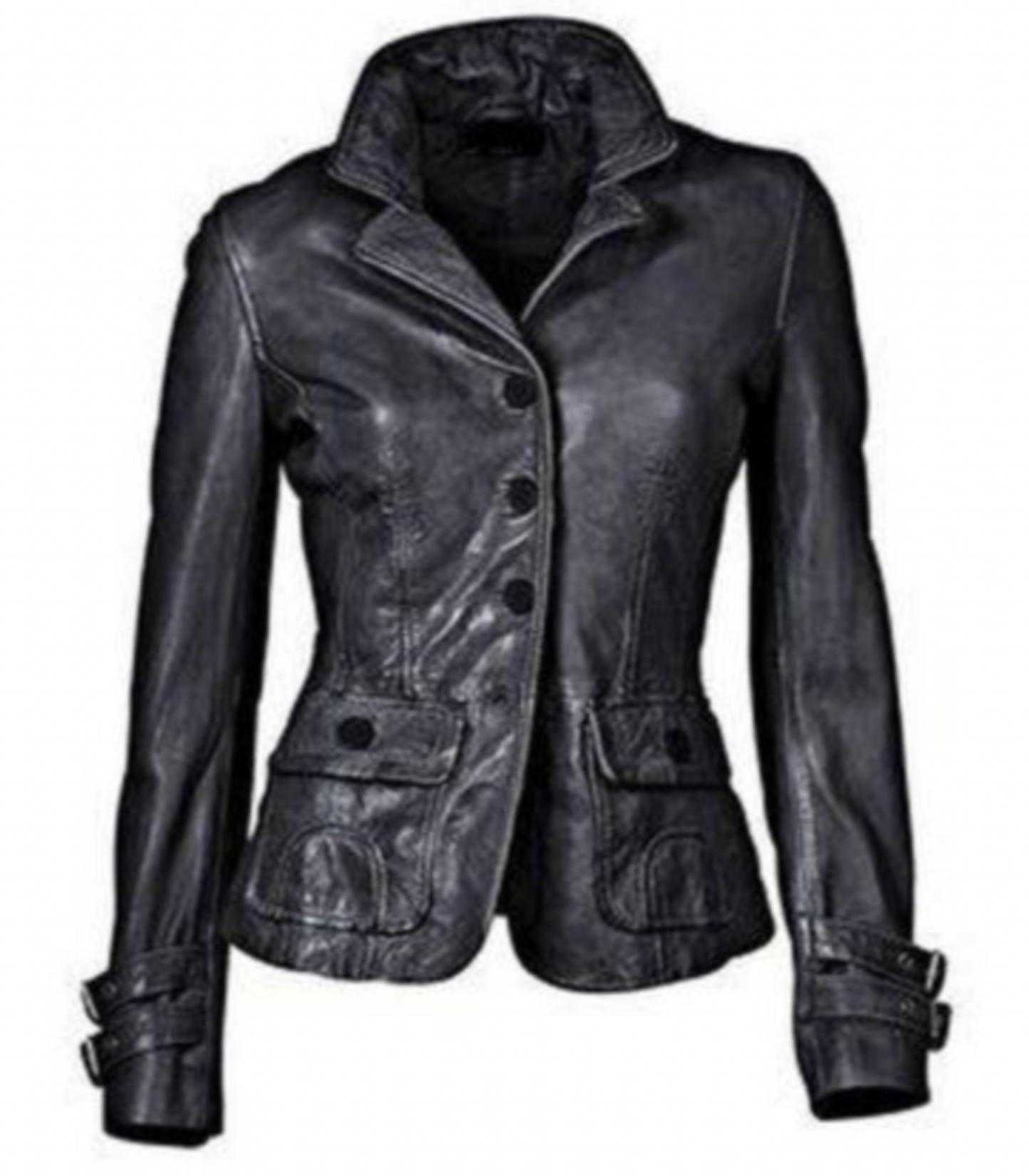 Sammy - lerenlook jas