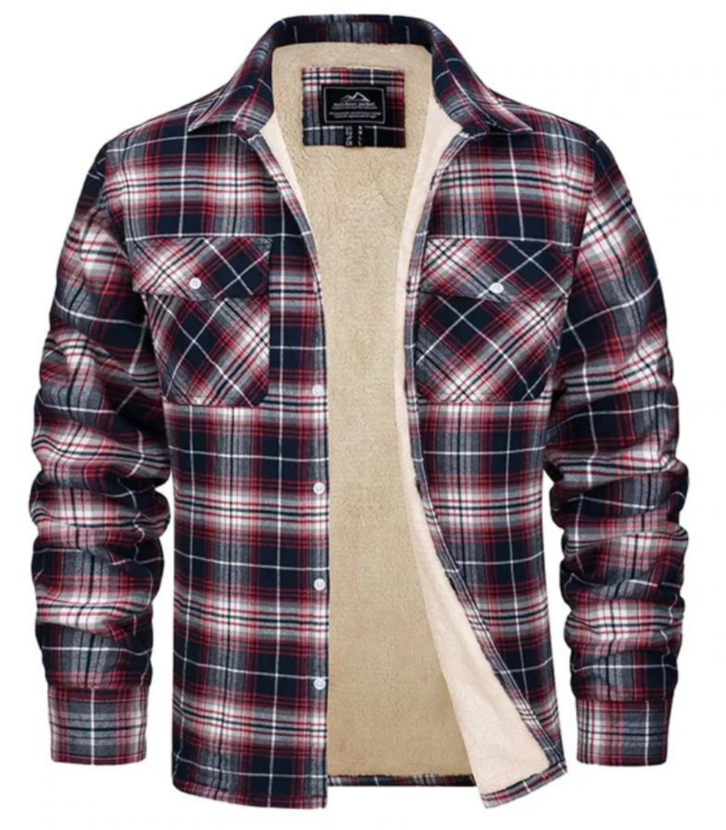 Ralph - fleece gevoerde geruite jacket