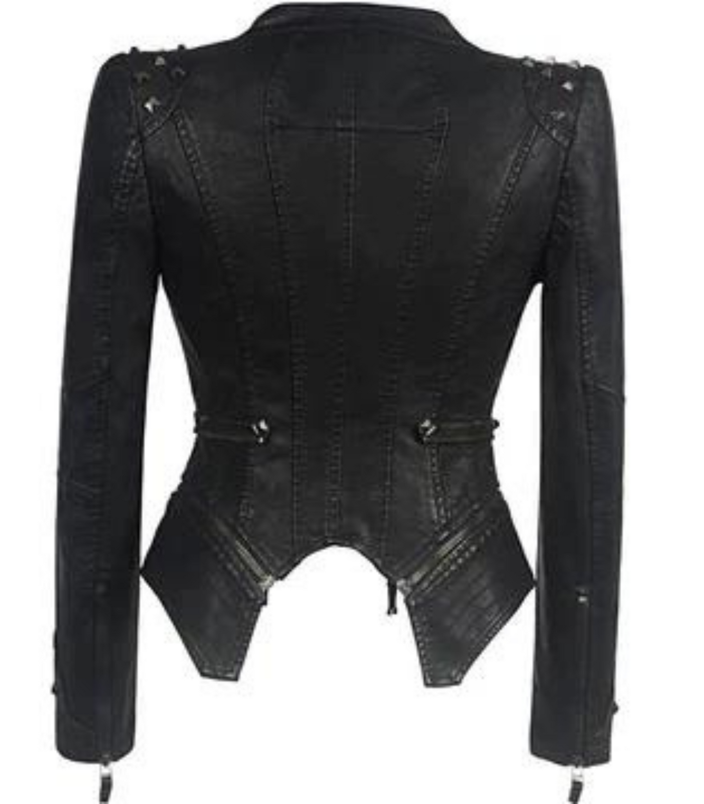 Julia - lerenlook jacket