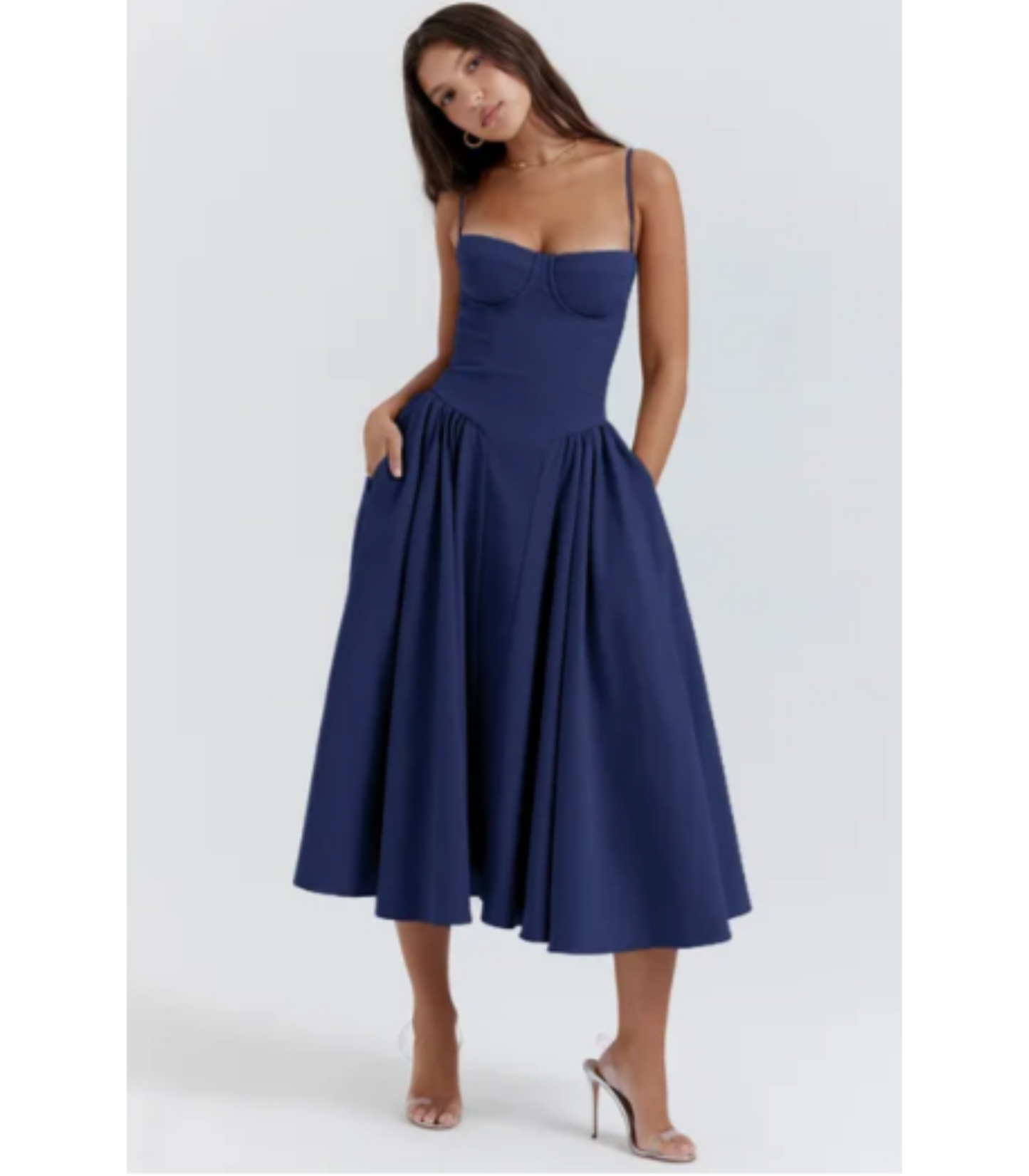 Cleo - lange jurk
