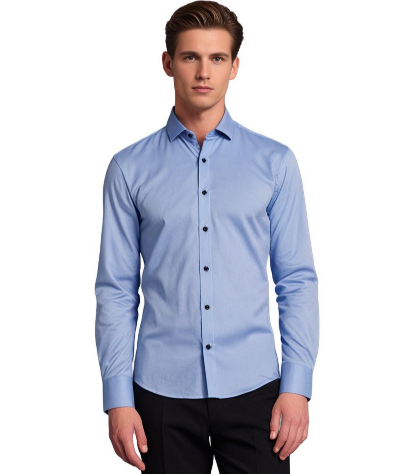 Thomas – Comfortabel Stretch Overhemd voor Heren