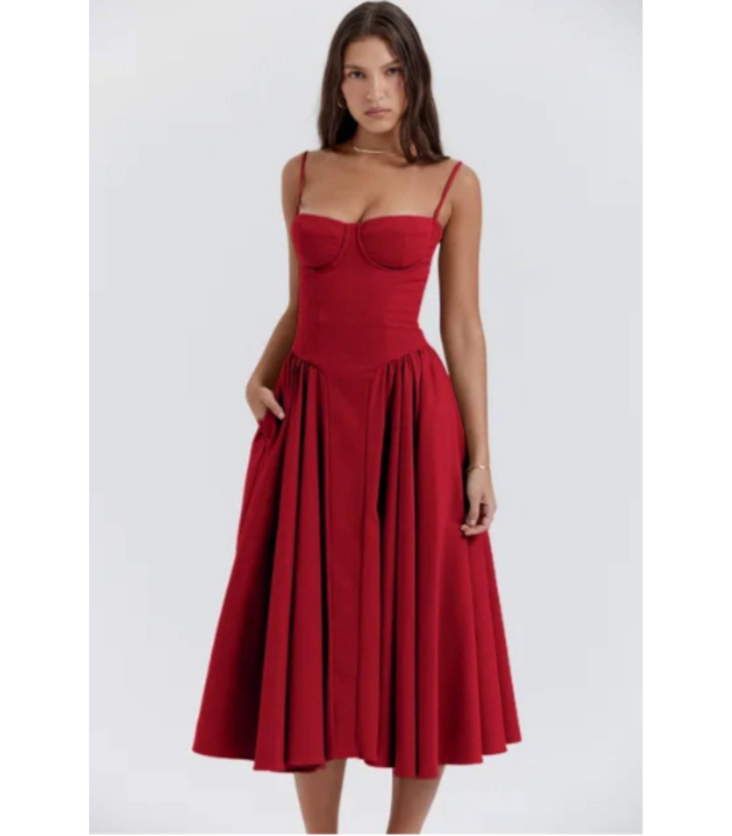 Cleo - lange jurk