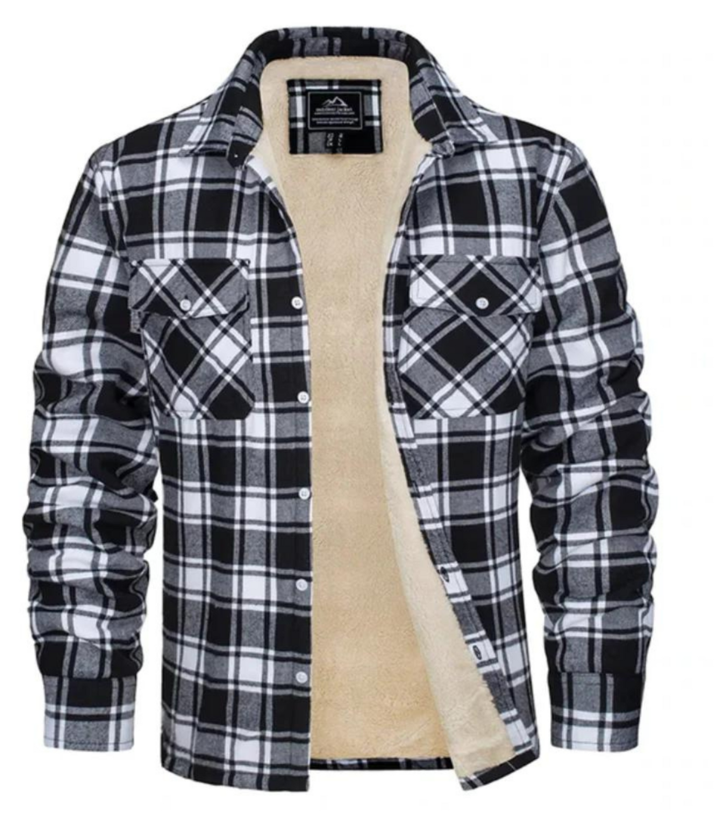 Ralph - fleece gevoerde geruite jacket