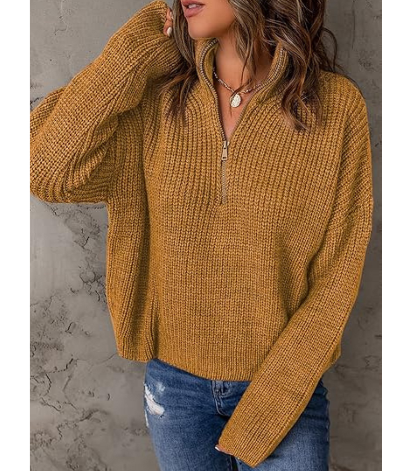 Verena - Half zip sweater voor dames