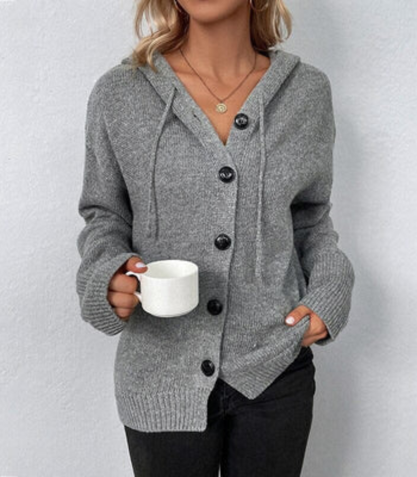 Florentine - Cardigan with button closure