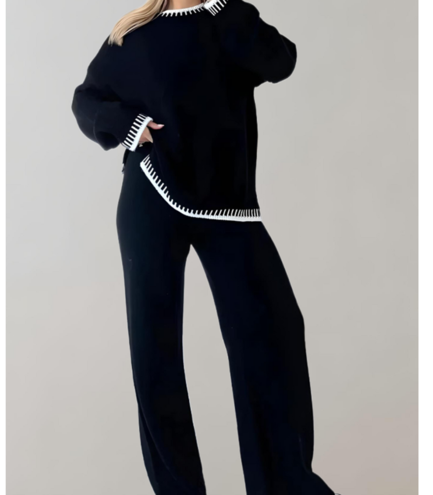 Michelle - Two-piece set with top and wide pants