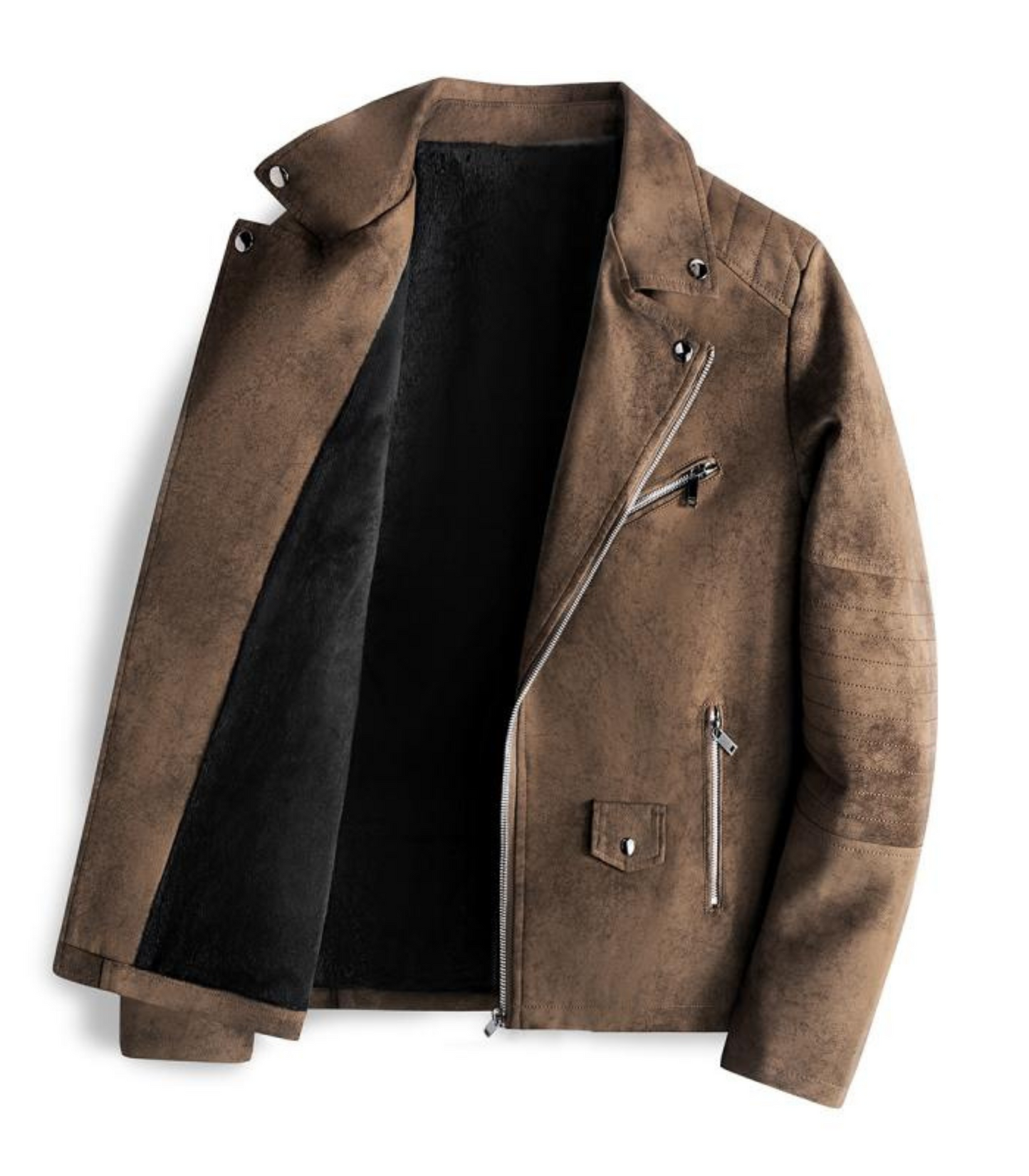 Stanley - retro leren look jas