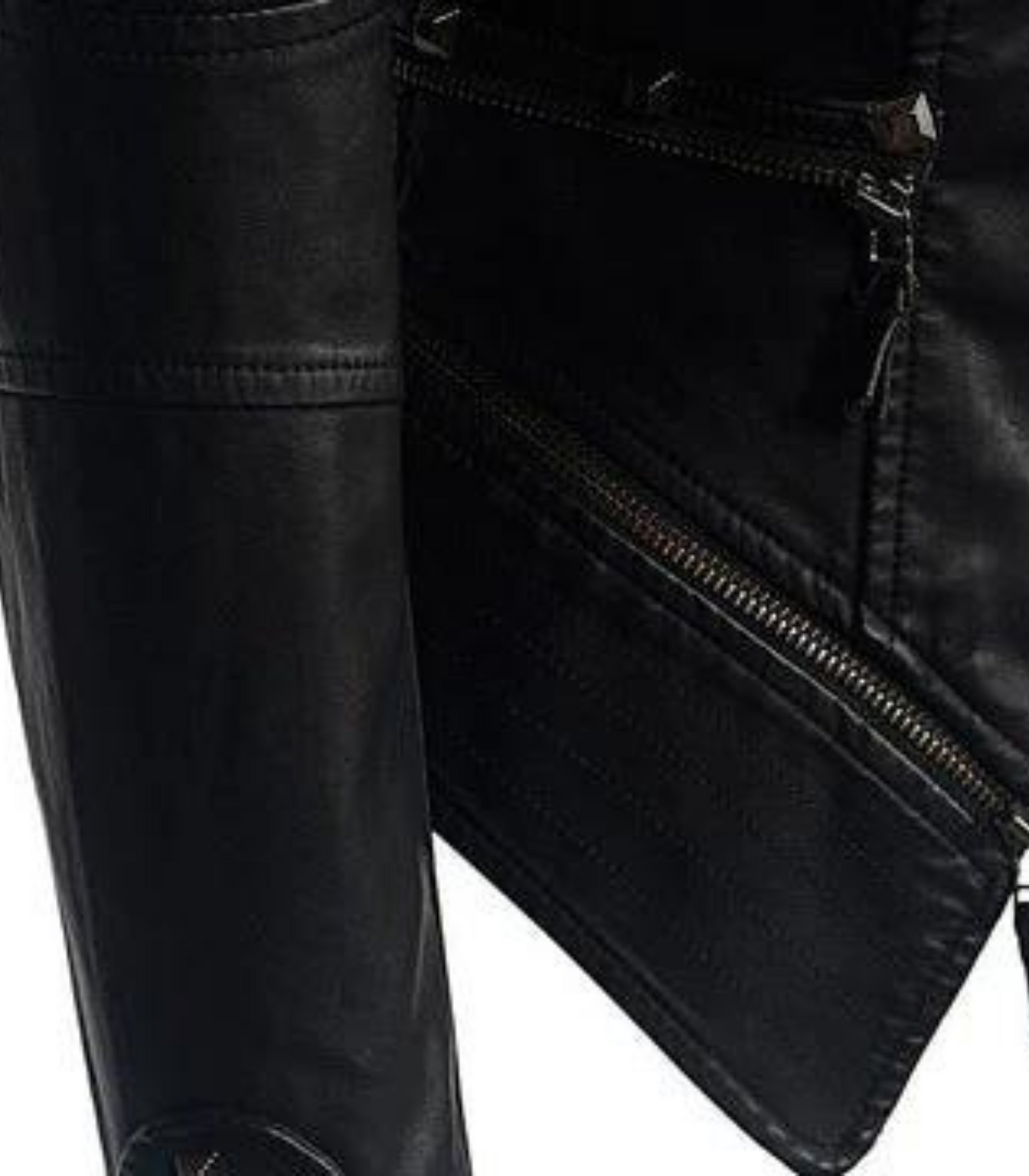 Julia - lerenlook jacket