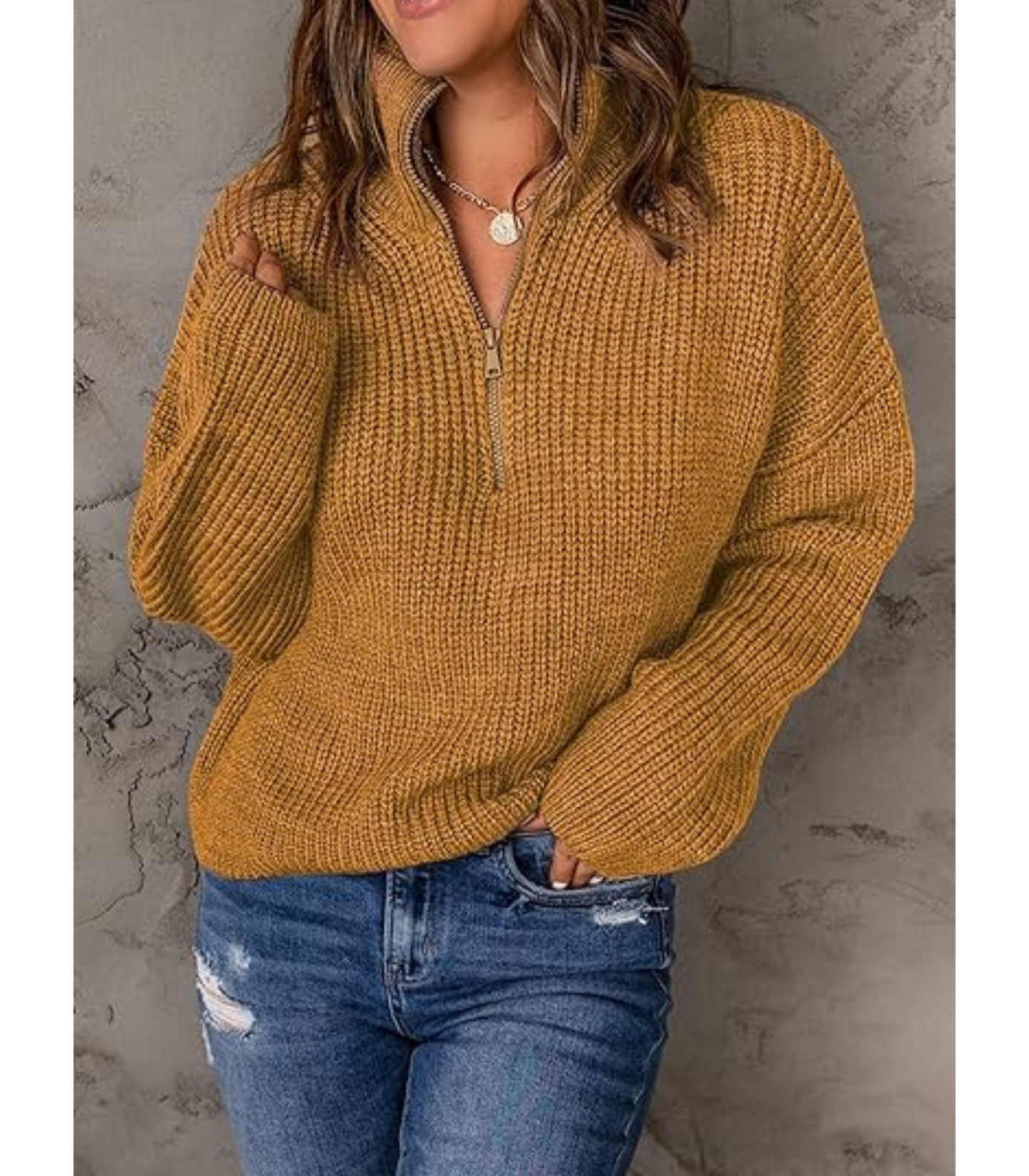 Verena - Half zip sweater voor dames