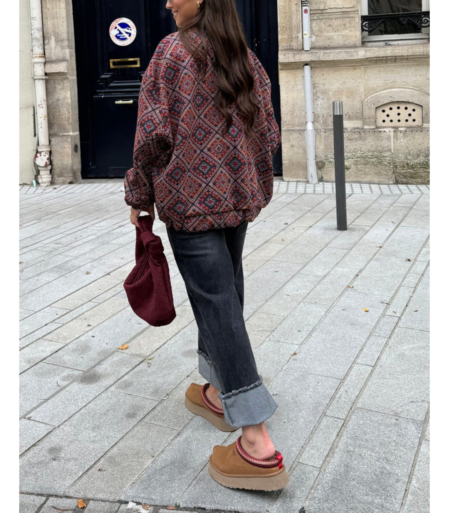 Jana - jacket with retro print