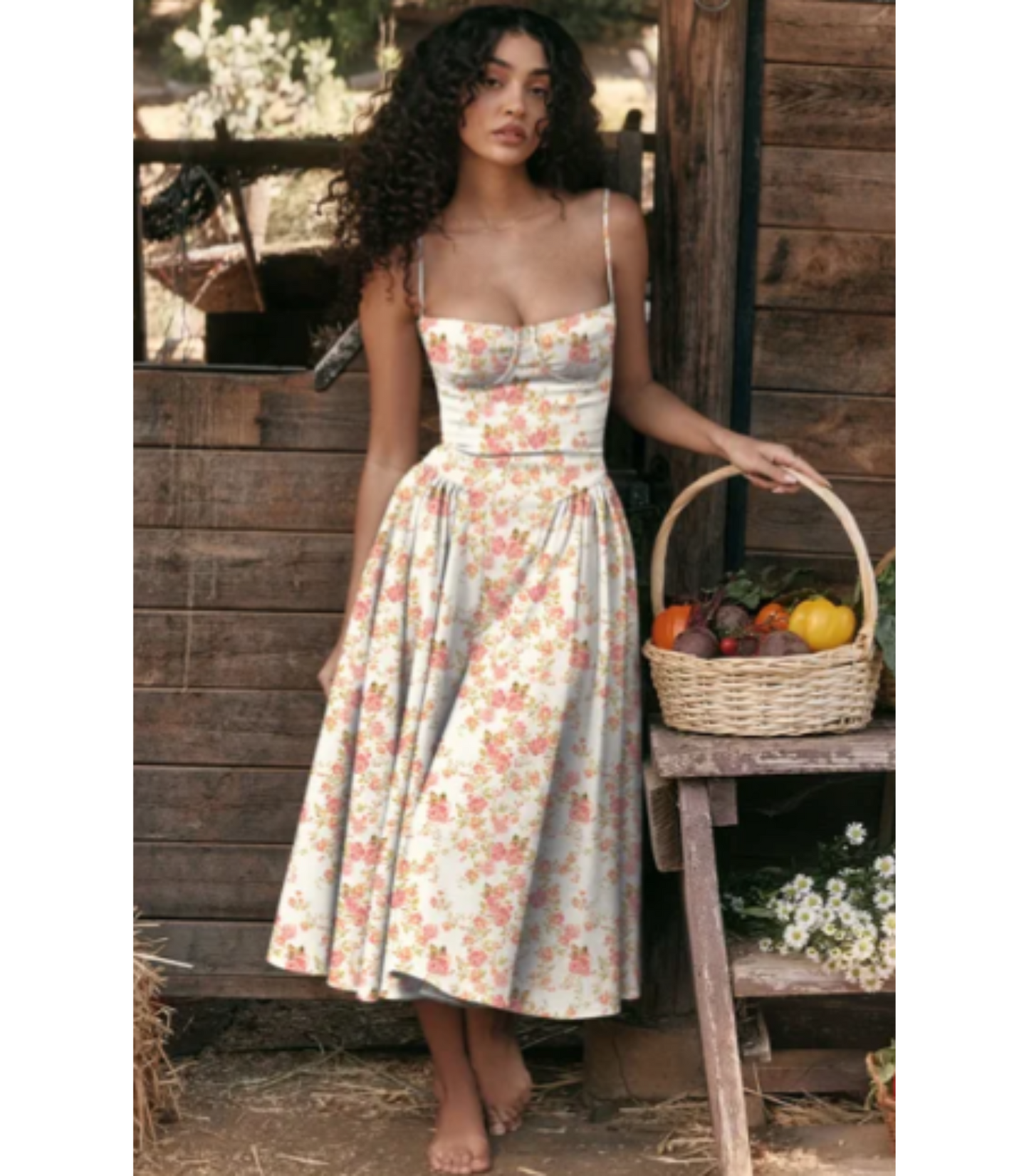 Cleo - lange jurk