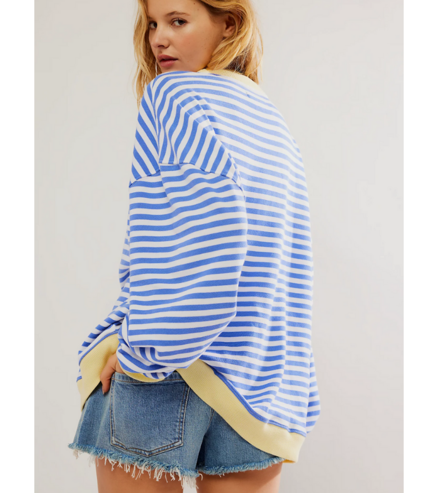 Sharina - Gestreepte oversized trui