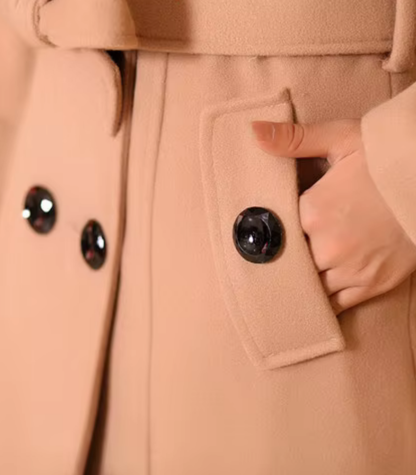 Nele - Trendy halflange winterjas