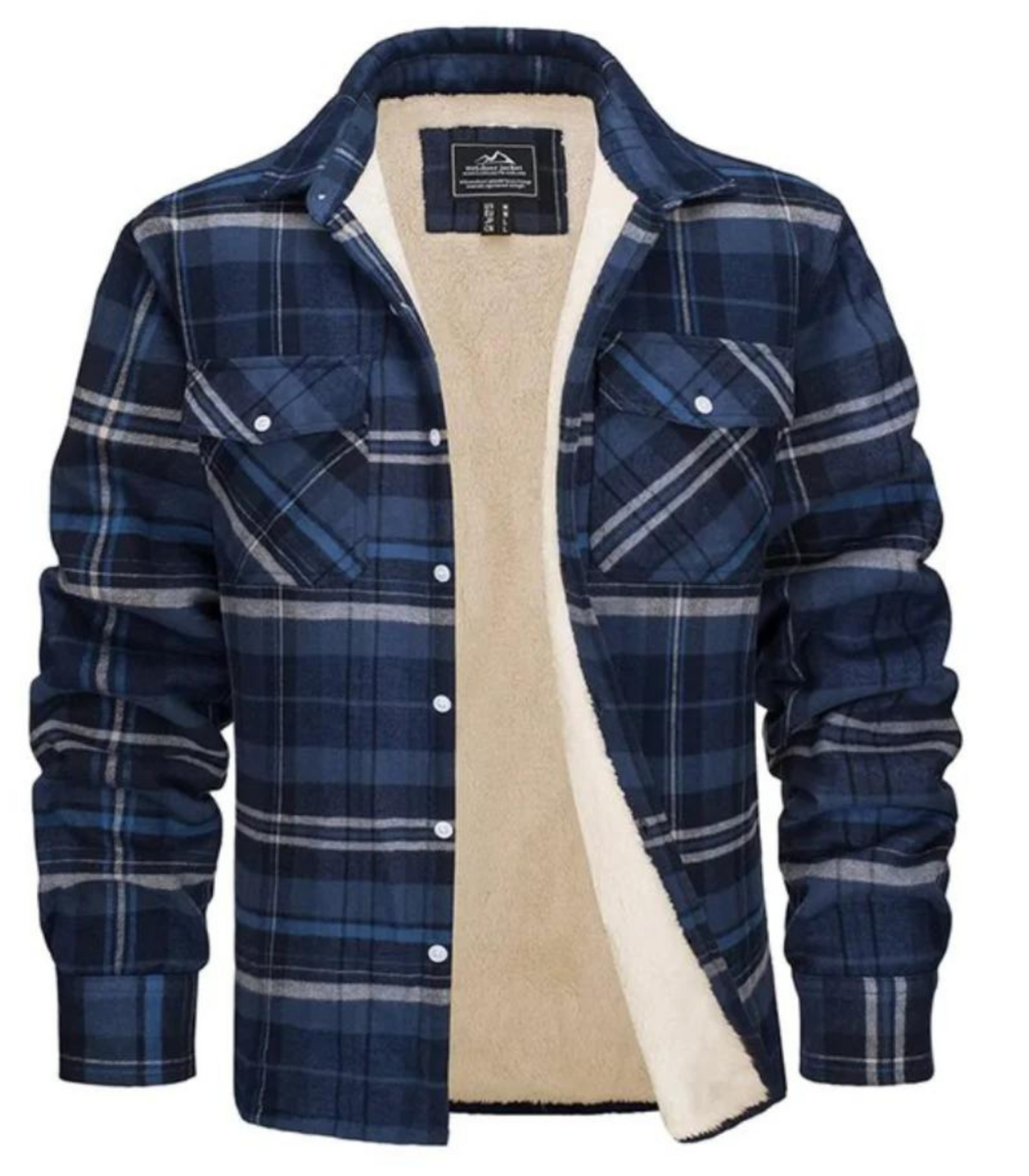 Ralph - fleece gevoerde geruite jacket