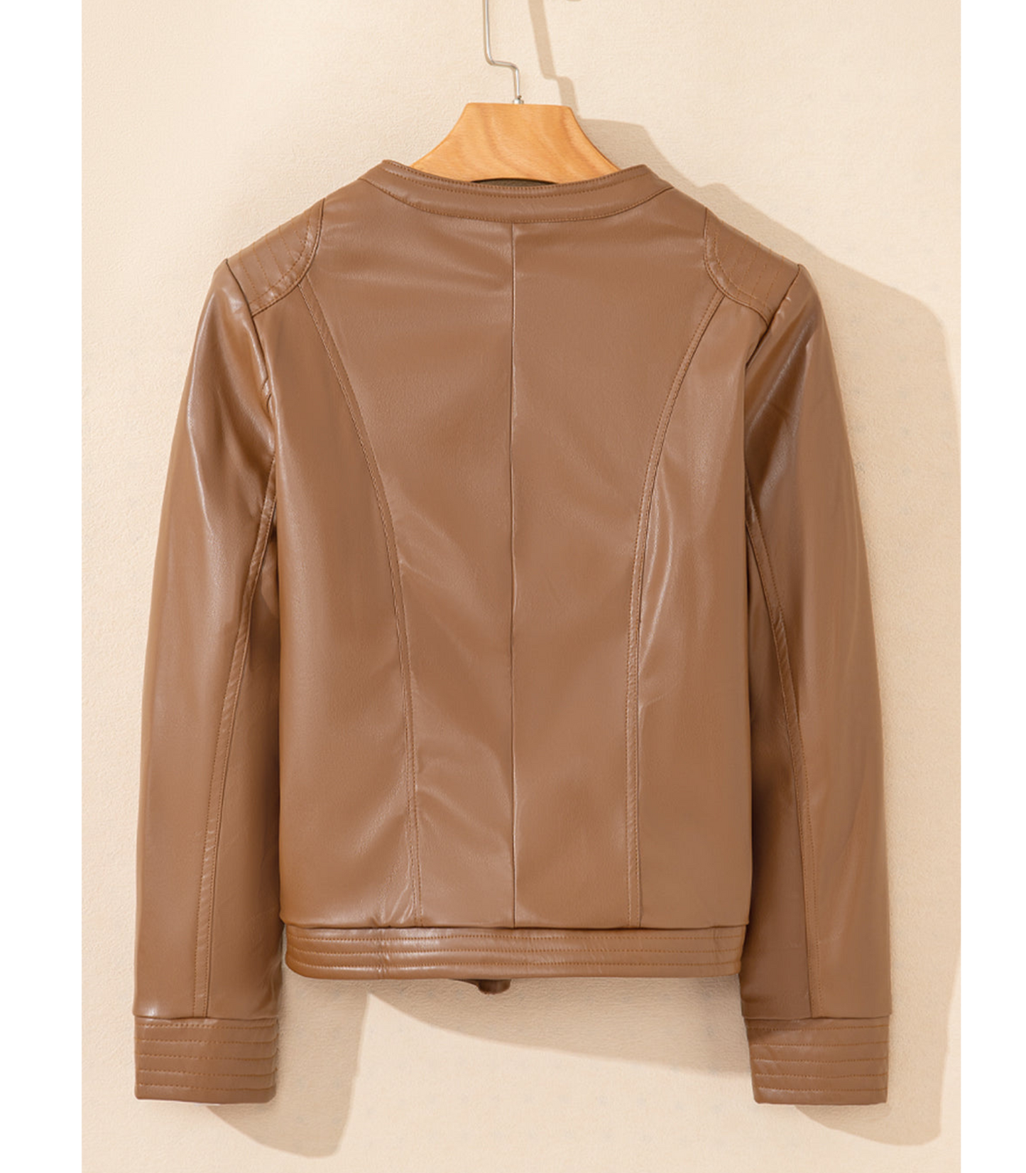 Sakina - Lerenlook jacket