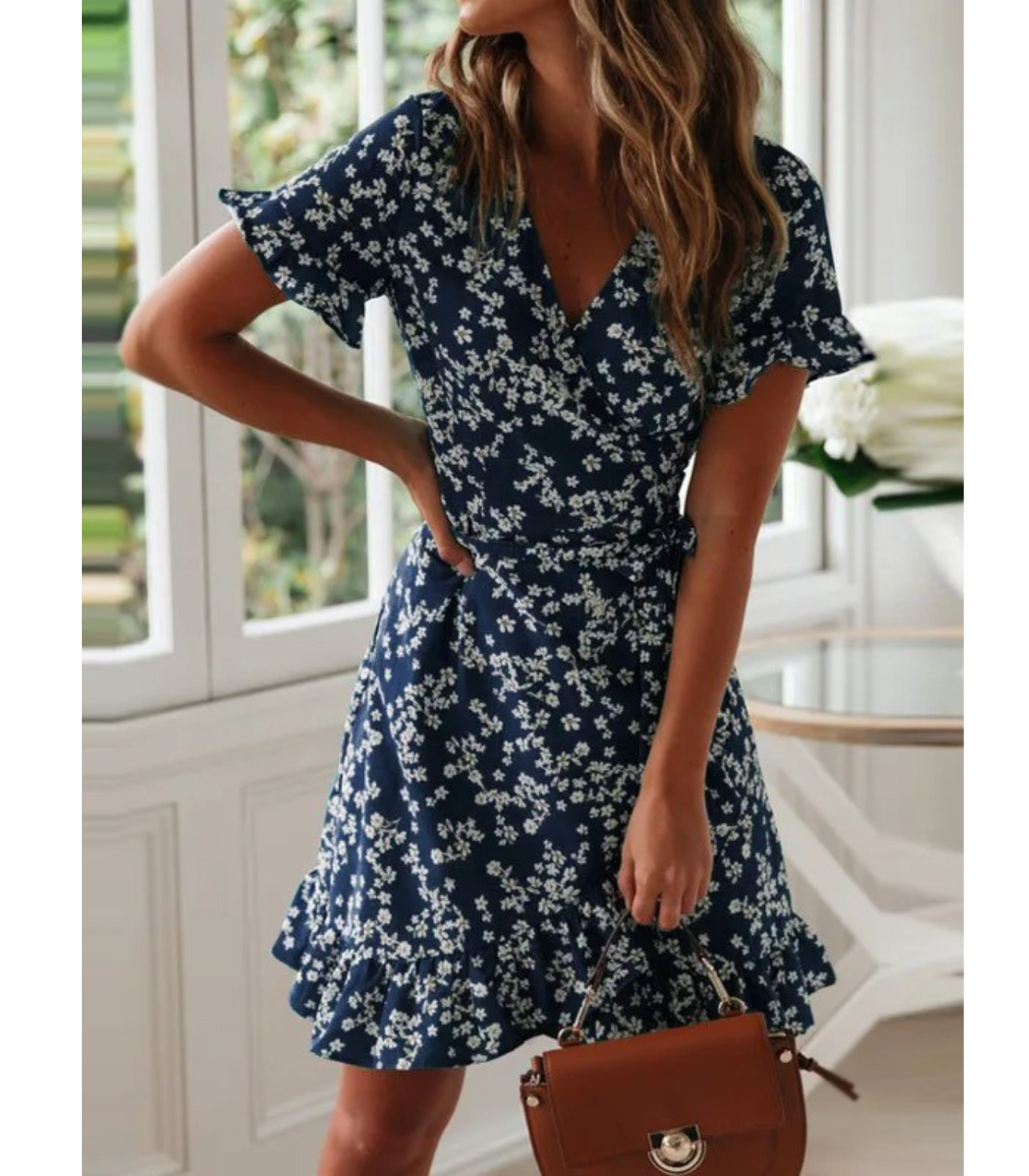 Estelle - Summer dress with floral print