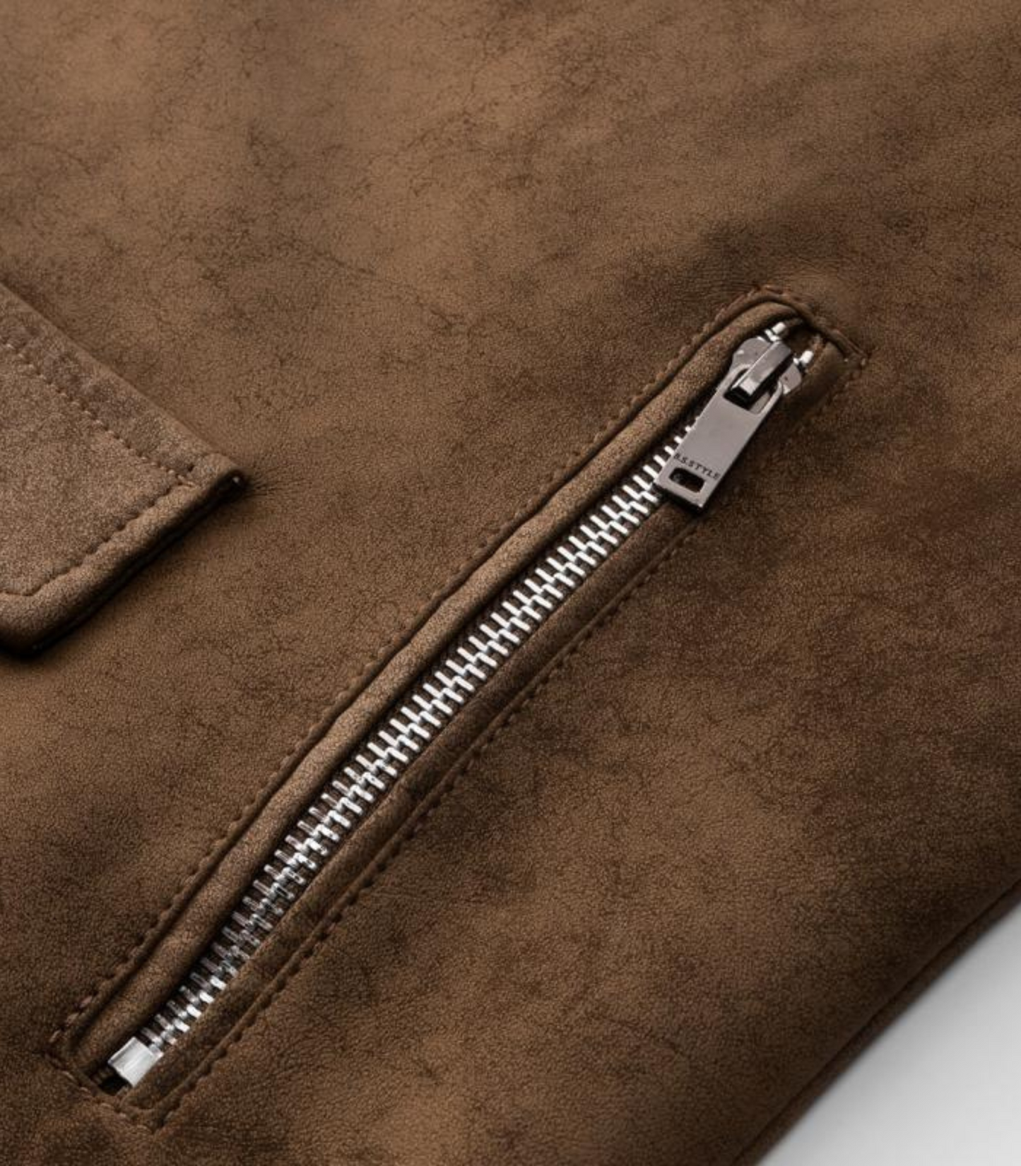 Stanley - retro leren look jas