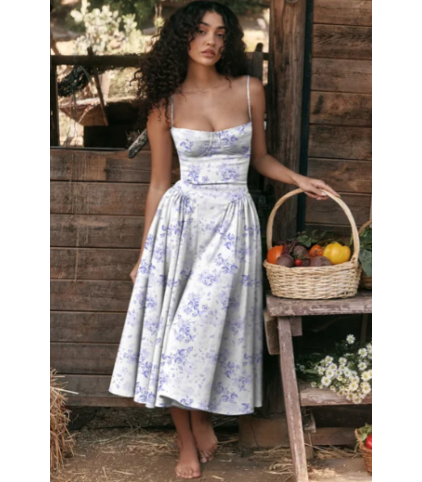 Cleo - lange jurk