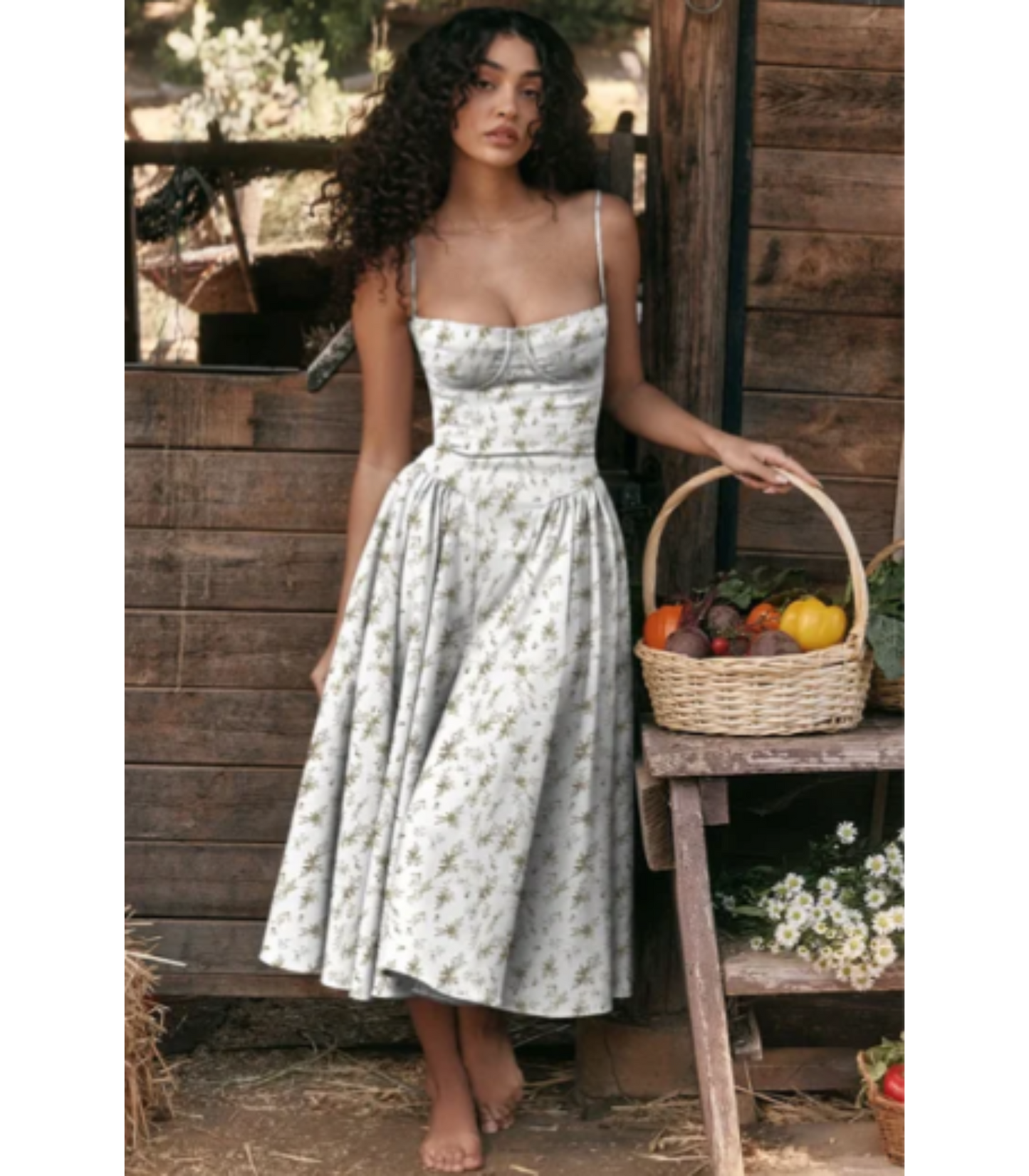 Cleo - lange jurk