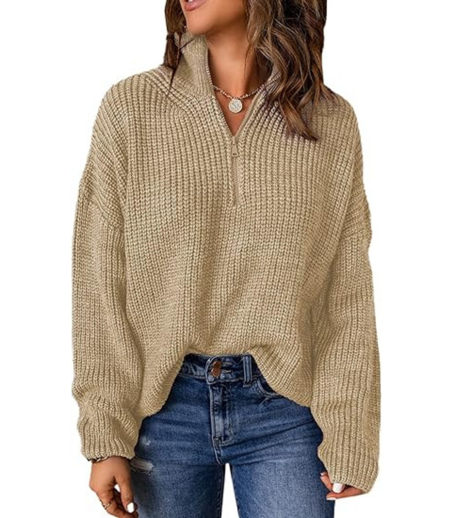 Verena - Half zip sweater voor dames