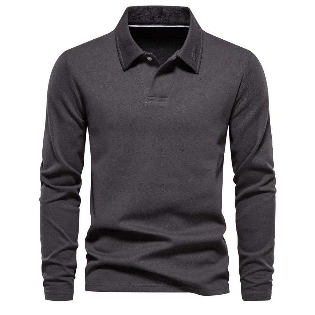 Brandon - Poloshirt lange mouwen