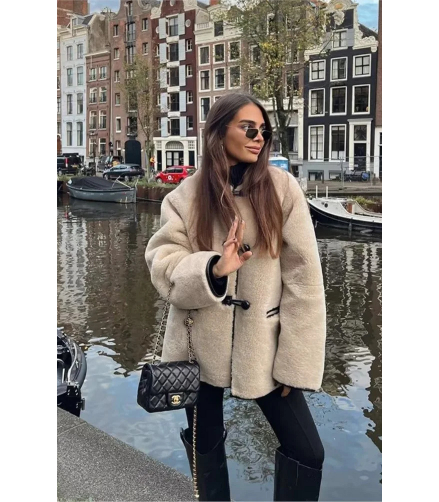 Moira - Comfortable Winter Coat with Buttons