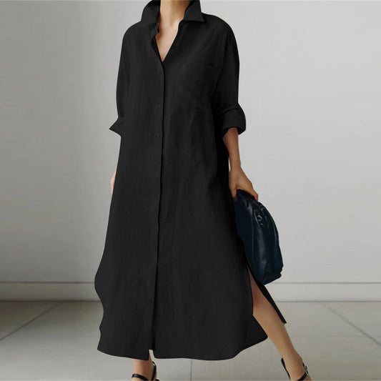 Abygail - Dames Midi polojurk met knoopsluiting