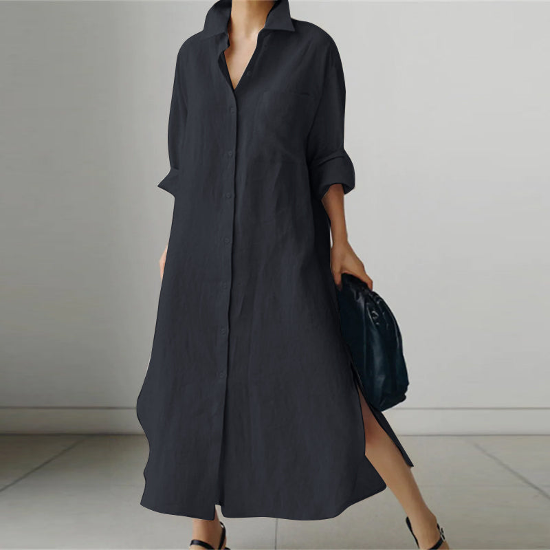 Abygail - Dames Midi polojurk met knoopsluiting