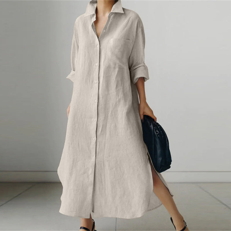 Abygail - Dames Midi polojurk met knoopsluiting