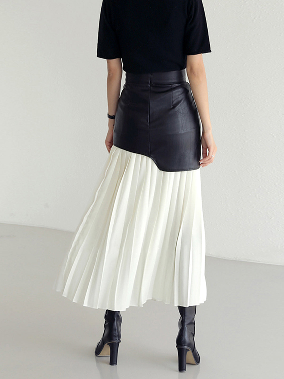 Aline - Chiffon Geplooide Midi-Rok voor Dames