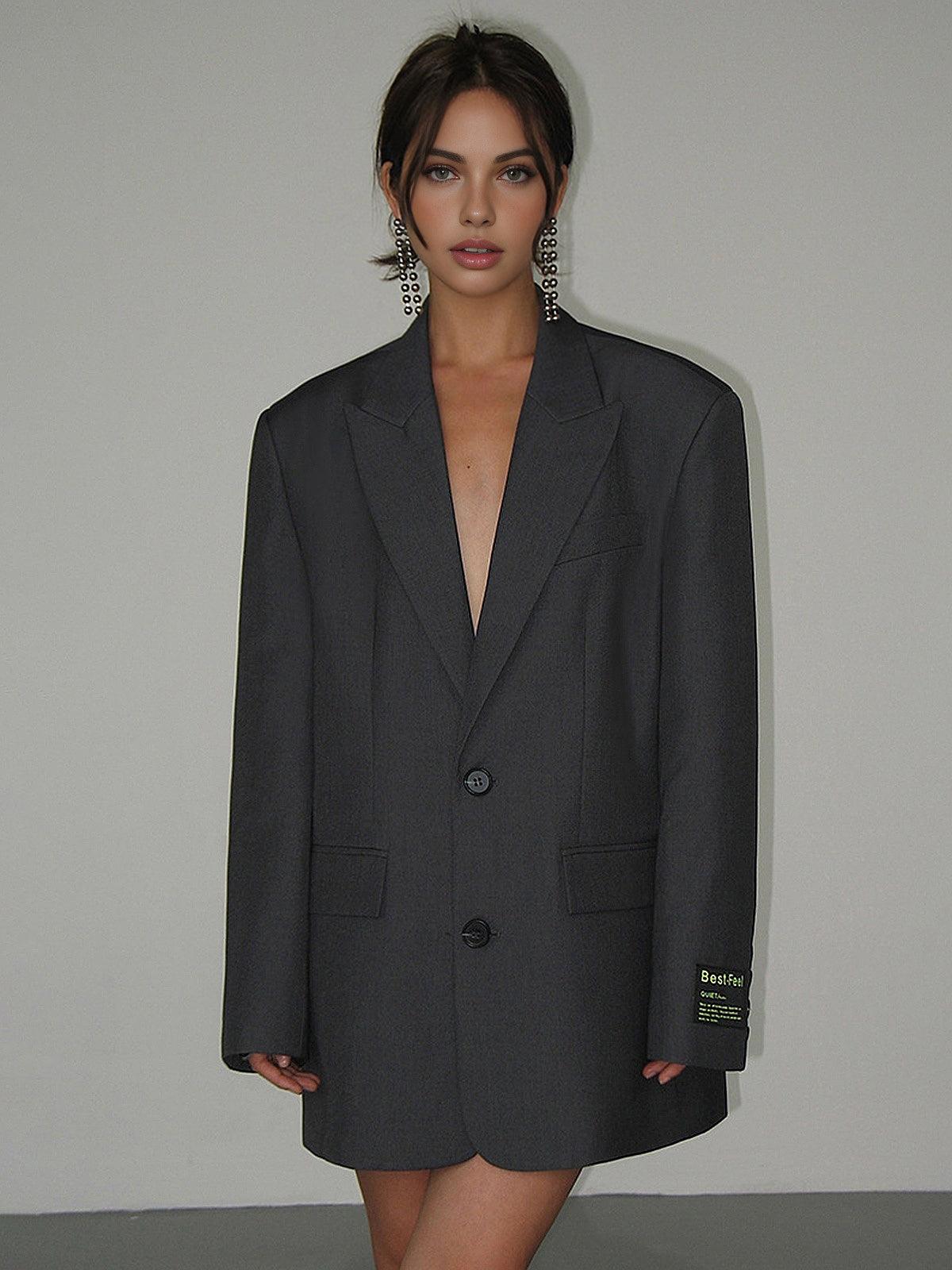 Aliyana - Oversized Klassieke Blazer