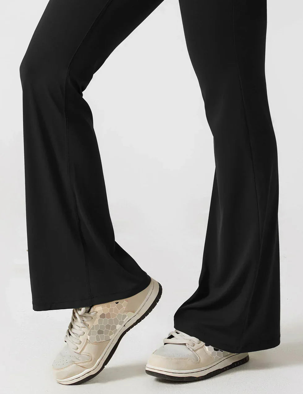 Amerins - Flared V-Back Jumpsuit