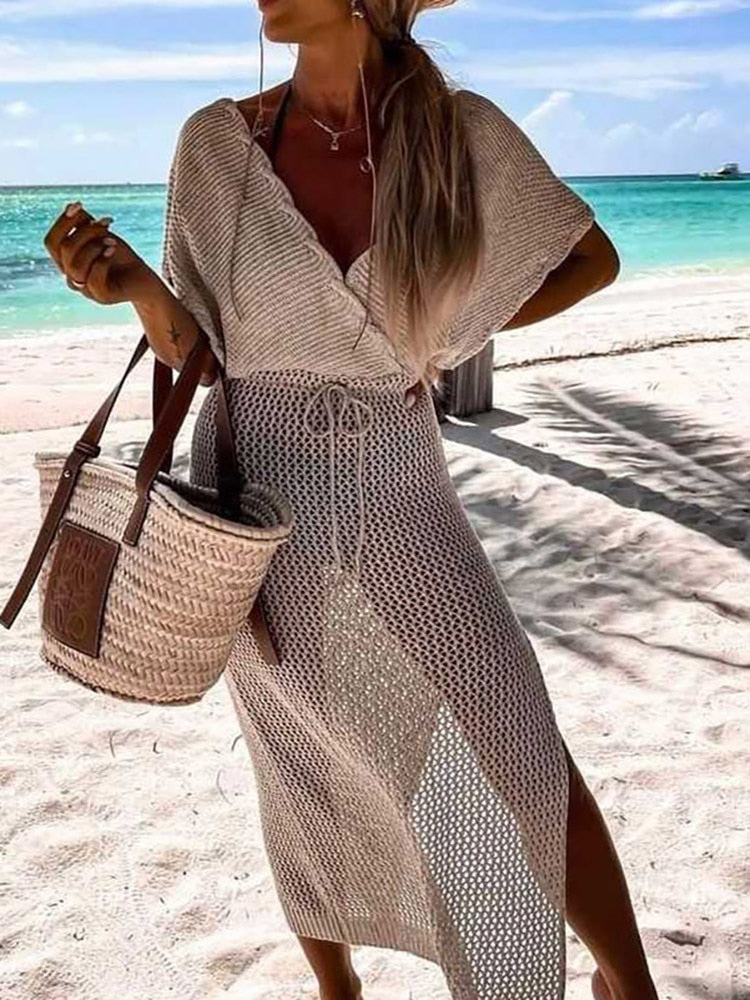 Anouck - Dames Gehaakte Strandjurk