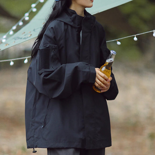 Ashlyn - Waterdicht oversized jack met rits