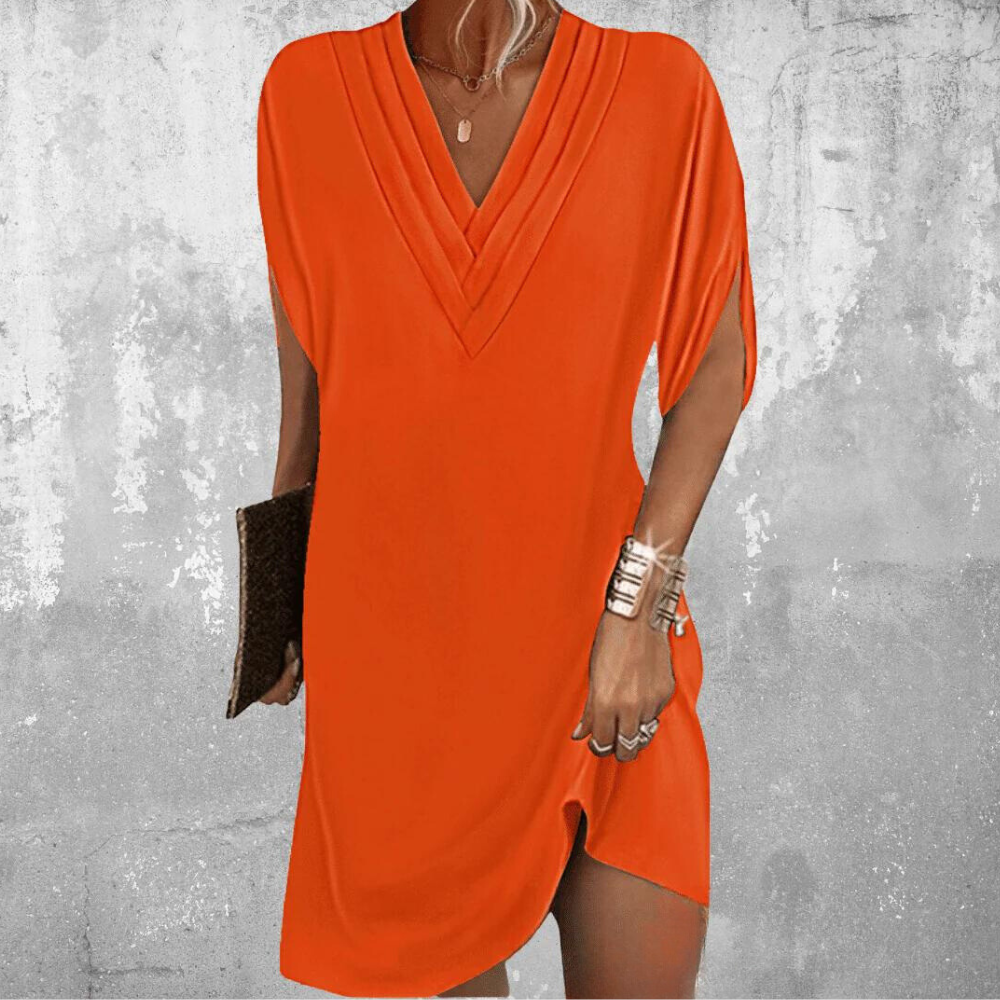 Ayleen - Elegante V-Hals Zomerjurk voor Dames