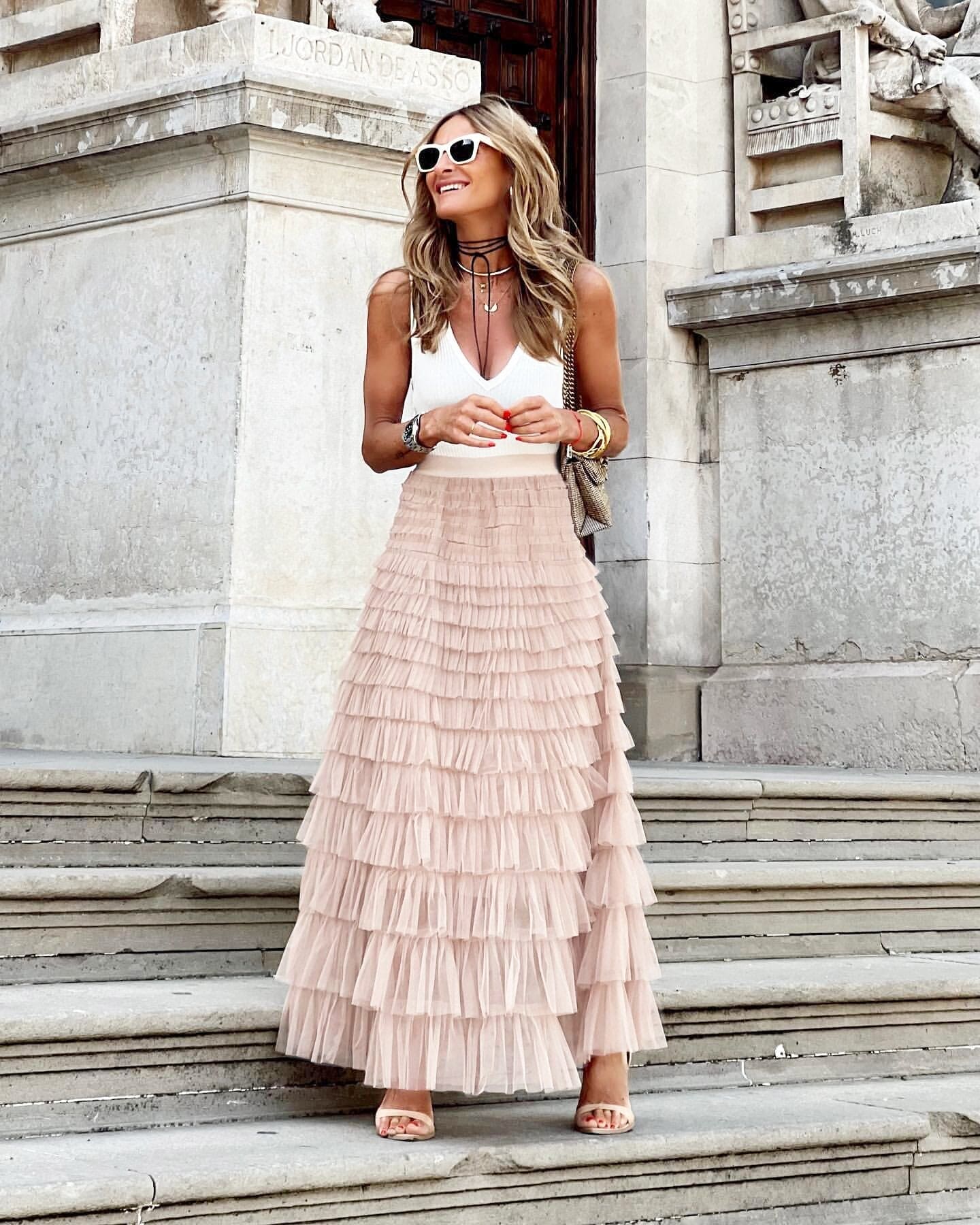 Blanca - Rok met elastische tailleband