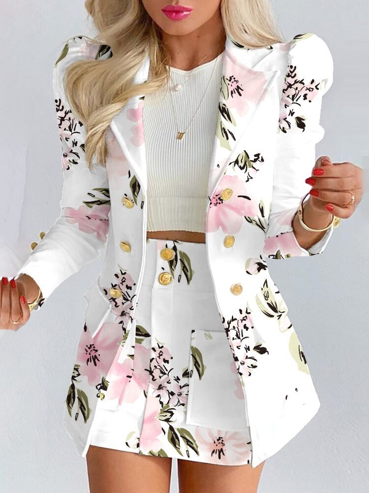 Briana - Stijlvolle 2-Delige Set Blazer en Rok
