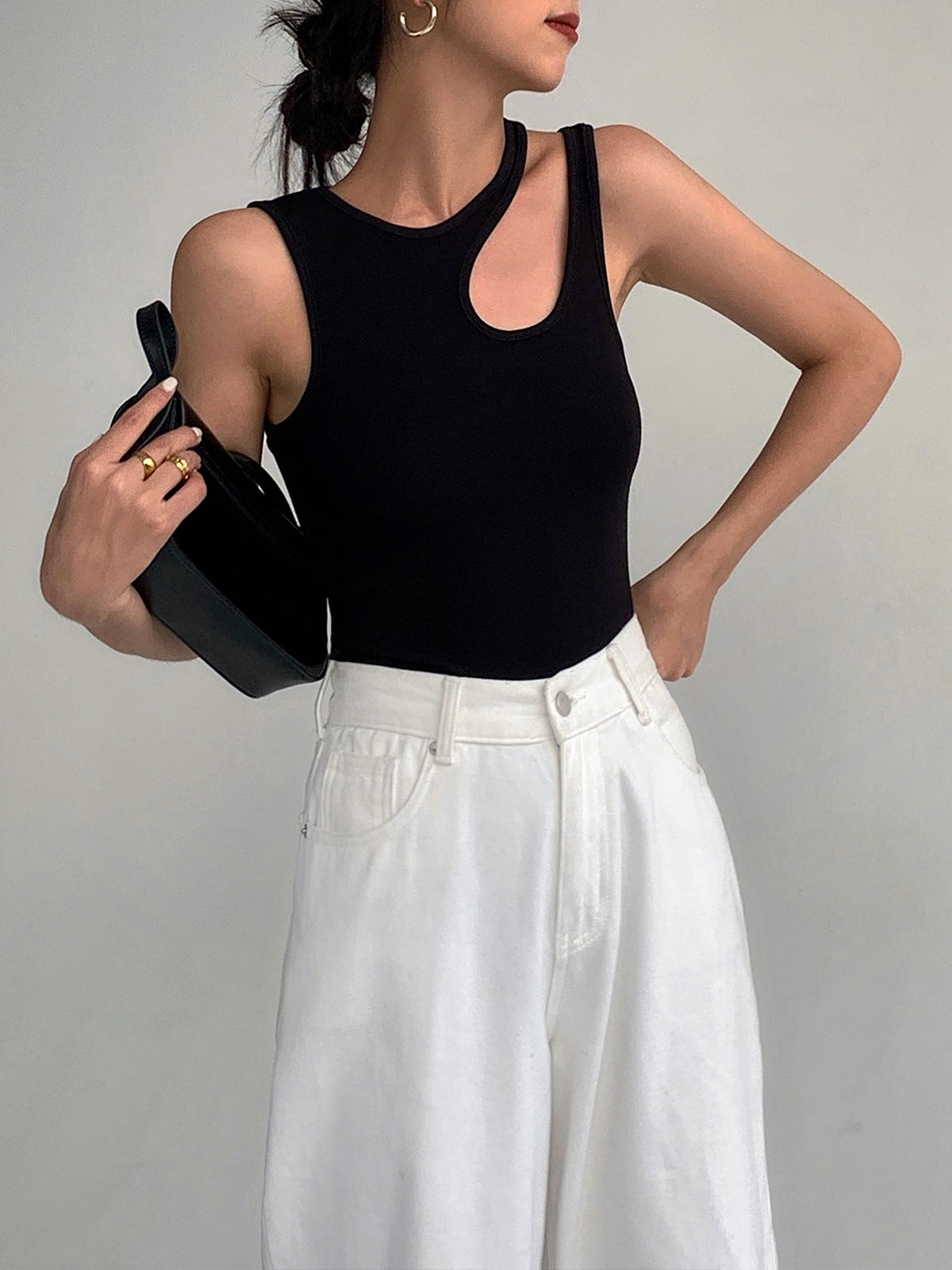 Cailey - Tanktop met Uitsparing