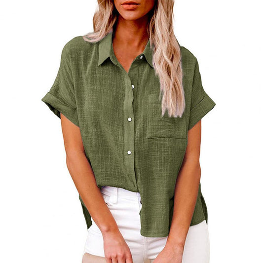 Cathy - Linnen Blouse Dames