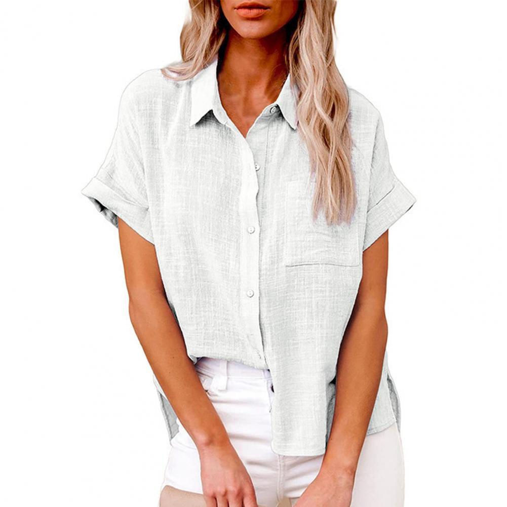 Cathy - Linnen Blouse Dames