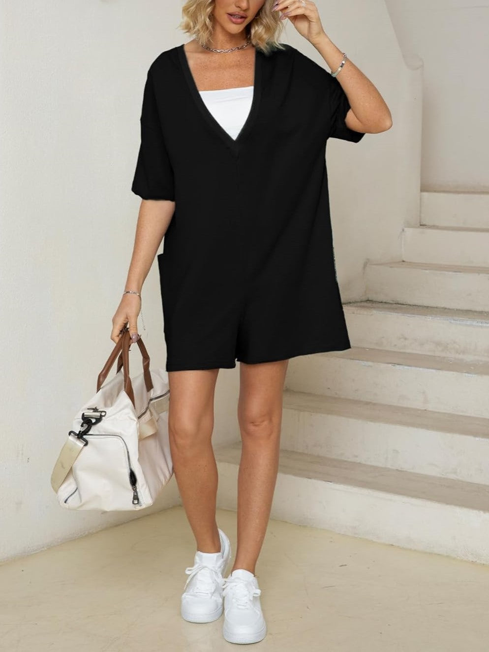 Caya - Oversized Tweezijdige Romper