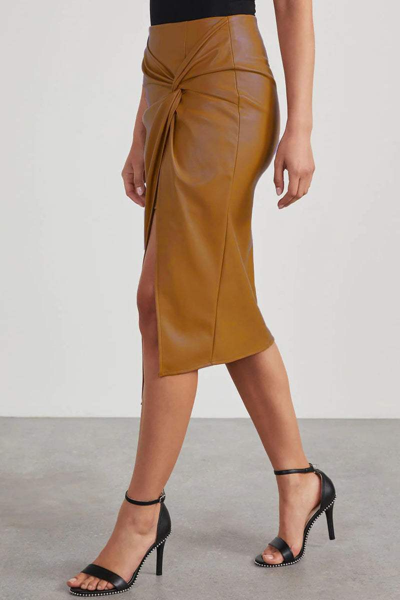 Chrisje - Open Leren Rok